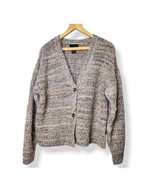 Cynthia Rowley Button Front V Neck Cardigan XLarge